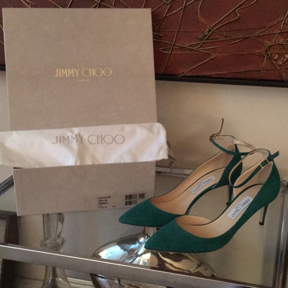 Jimmy Choo Lucy 65 Sue Emerald